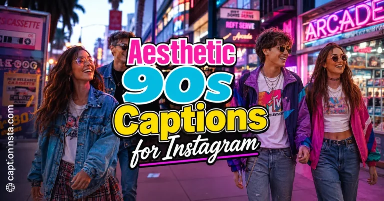 Aesthetic 90s Captions for Instagram