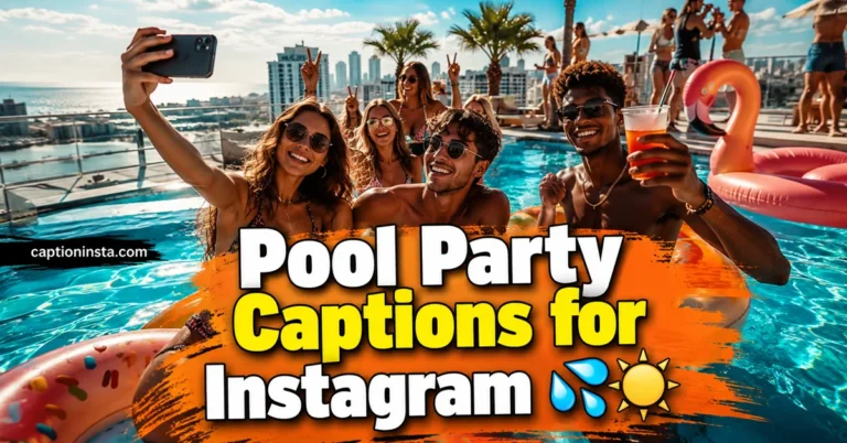 Best Captions Of Pool Party For Instagram