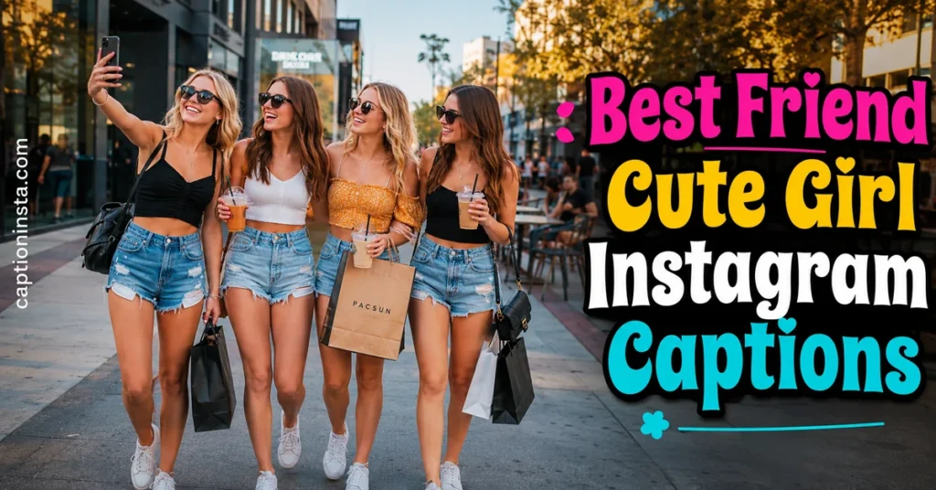 Best Friend Cute Girl Instagram Captions 