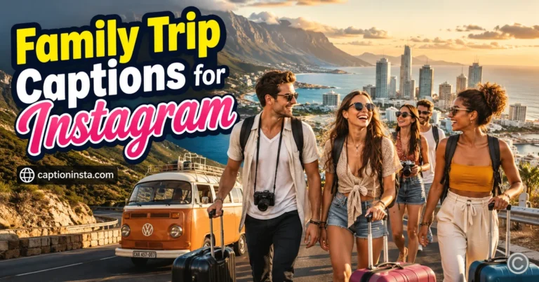 Family Trip Captions for Instagram