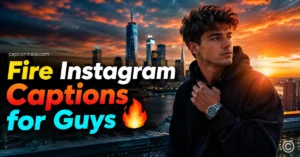 Fire Instagram Captions for Guys