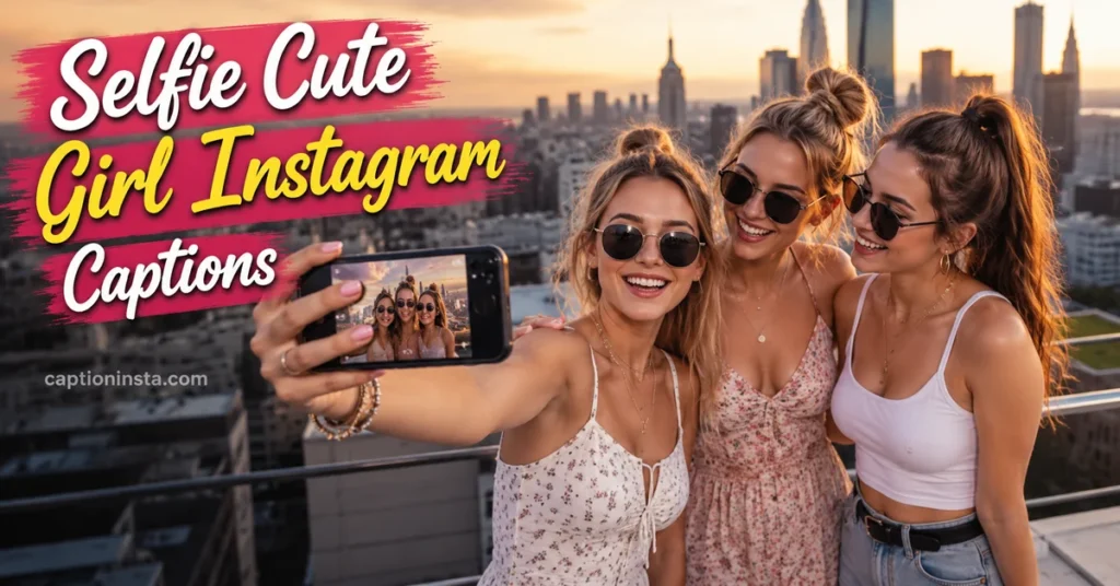 Selfie Cute Girl Instagram Captions