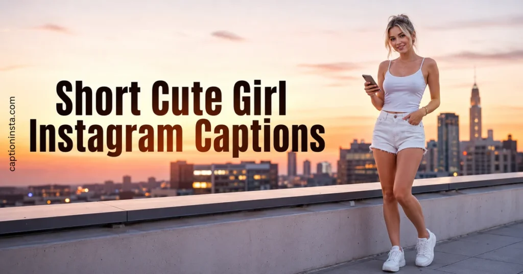 Short Cute Girl Instagram Captions 