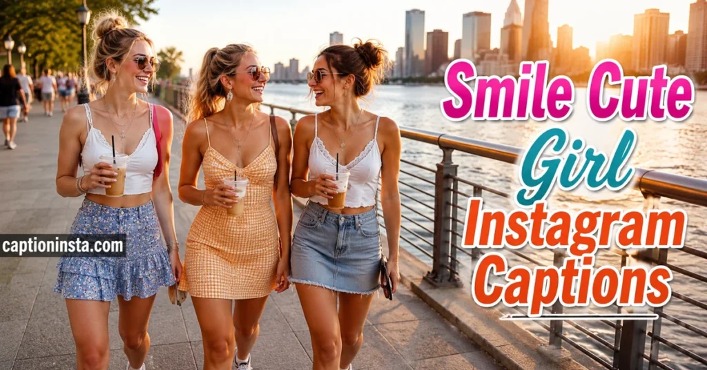 Smile Cute Girl Instagram Captions