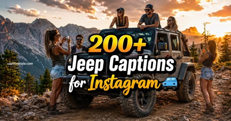 Jeep Captions for Instagram