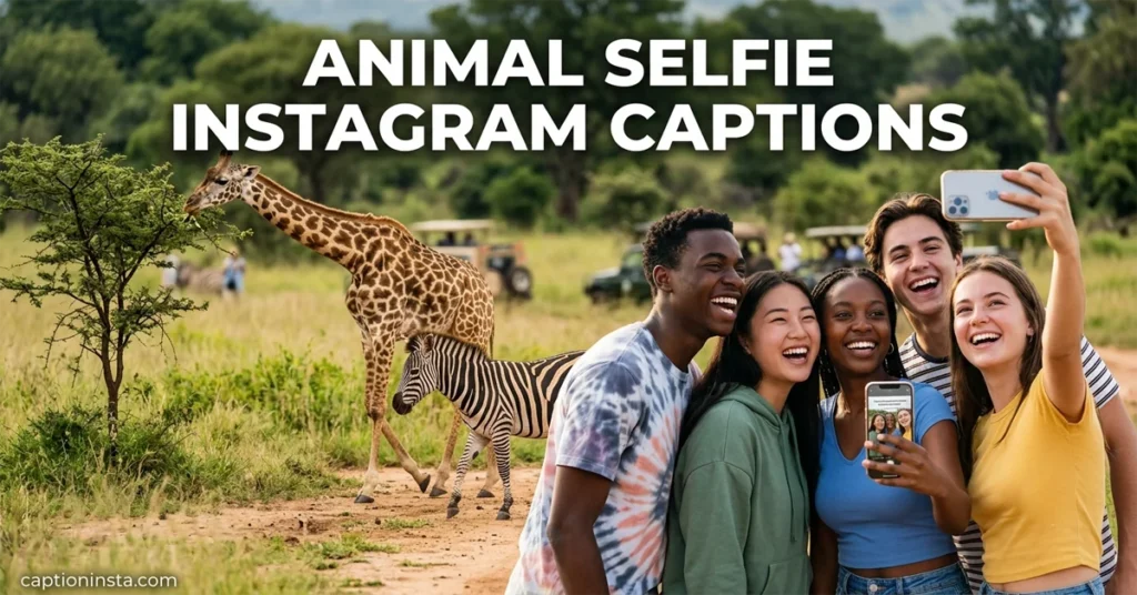 Animal Selfie Instagram Captions