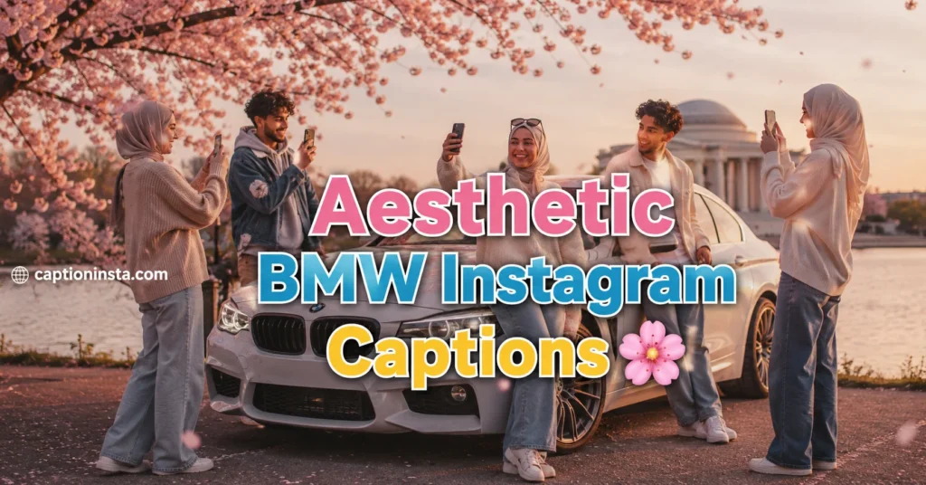 Current image: Aesthetic BMW Instagram Captions 🌸