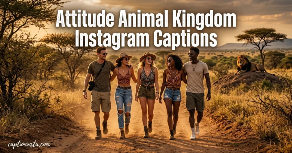Attitude Animal Kingdom Instagram Captions