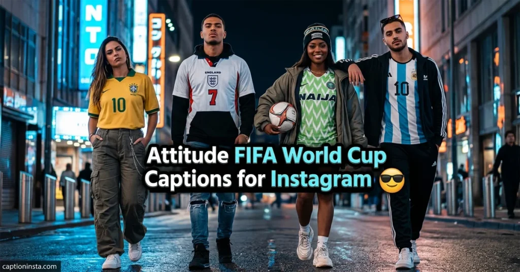 Attitude FIFA World Cup Captions for Instagram