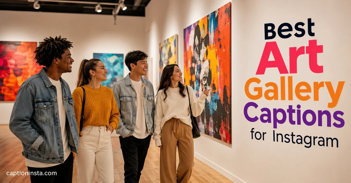 Best Art Gallery Captions for Instagram