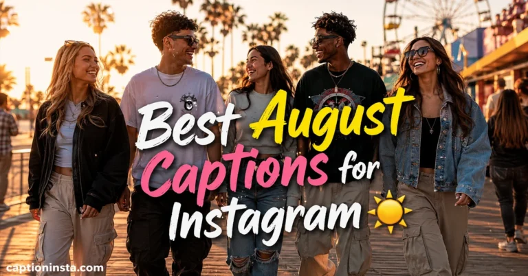 Best August Captions for Instagram