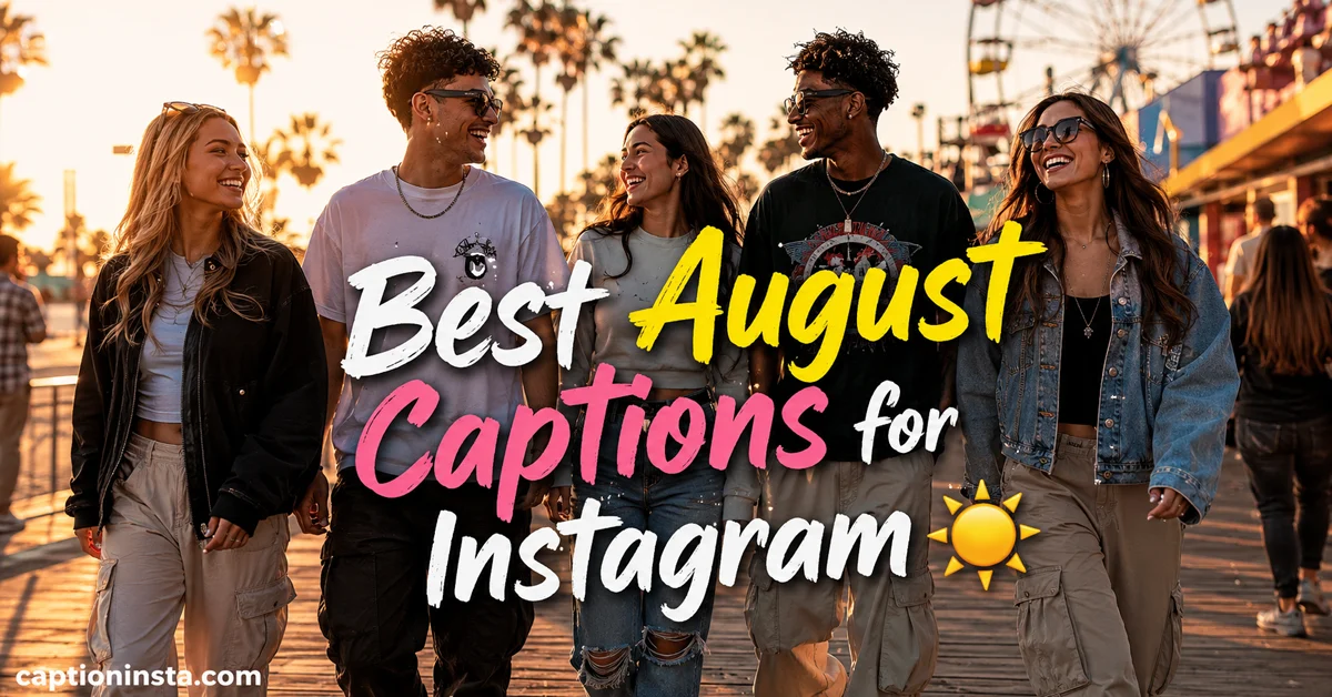 Best August Captions for Instagram