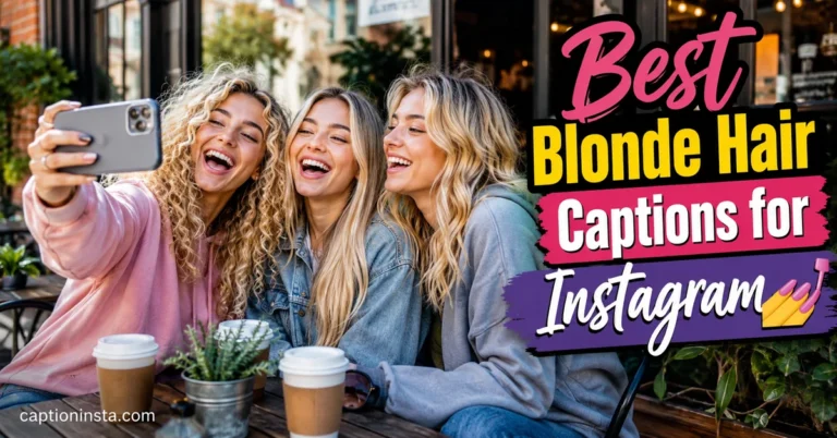 Best Blonde Hair Captions for Instagram