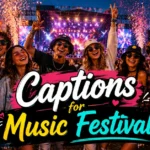 Best Captions for Music Festival Photos & Reels