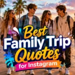 Best Family Trip Quotes for Instagram