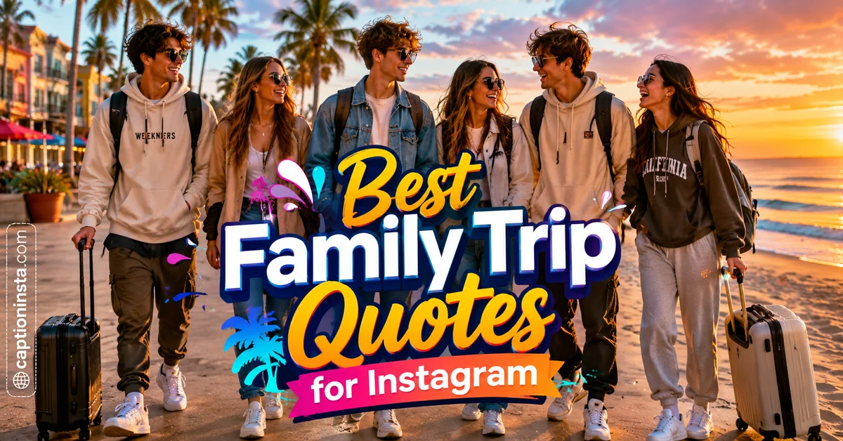 Best Family Trip Quotes for Instagram