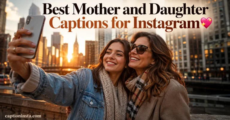 Best Mother and Daughter Captions for Instagram