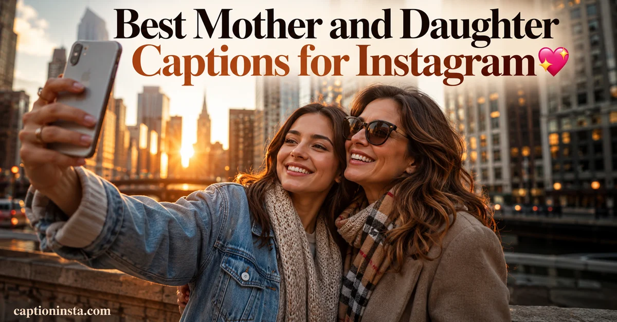 Best Mother and Daughter Captions for Instagram