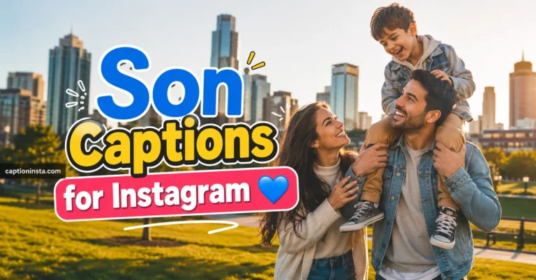 Best Son Captions for Instagram