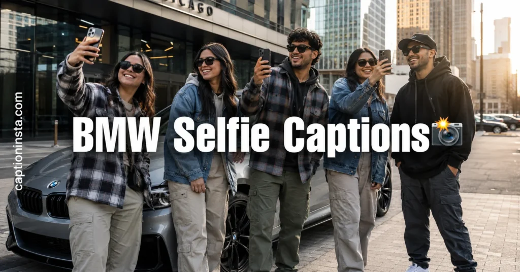 Current image: BMW Selfie Captions 📸