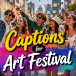 Captions for Art Festival