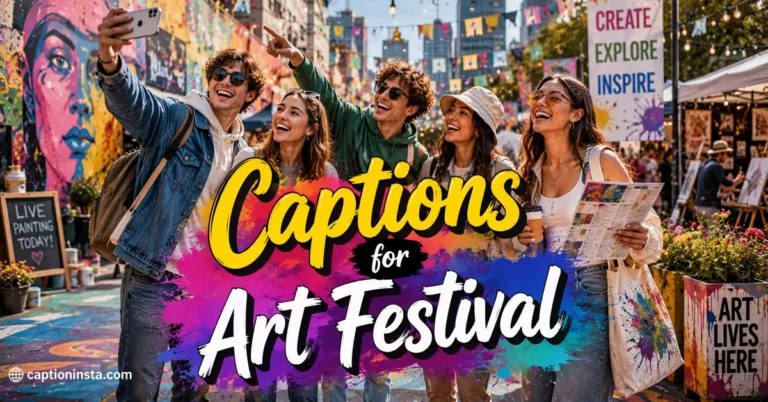 Captions for Art Festival