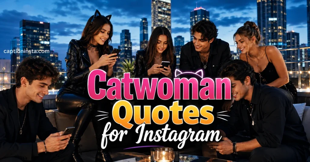 Current image: Catwoma quotes for Instagram