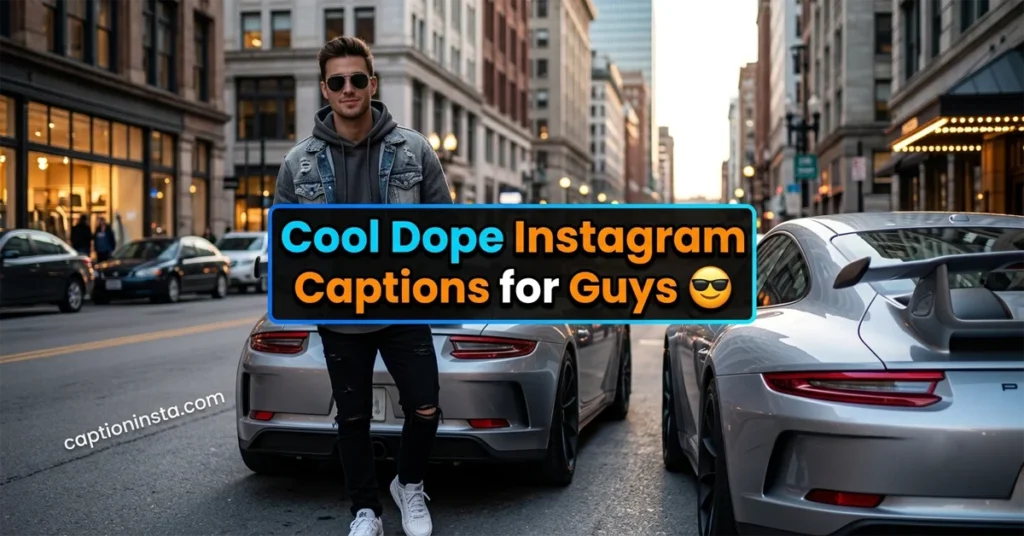Cool Dope Instagram Captions for Guys