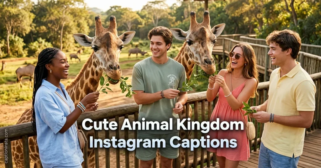 Cute Animal Kingdom Instagram Captions