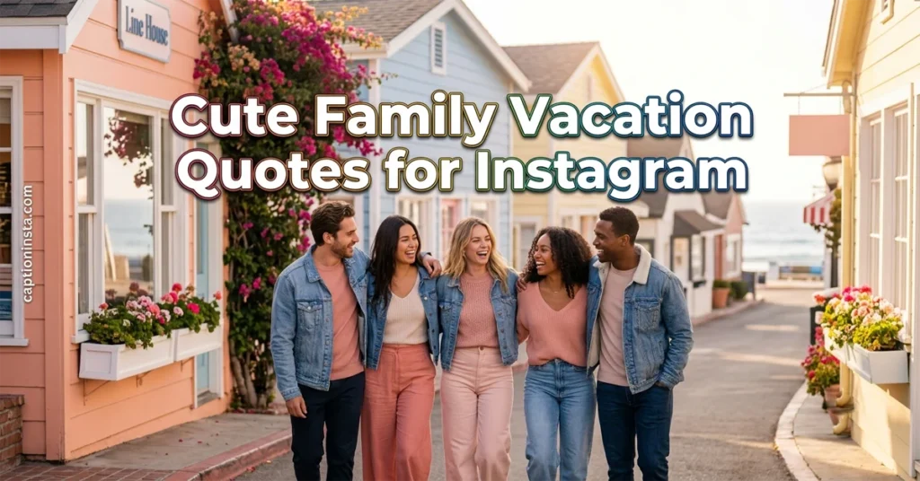 Cute Family Vacation Quotes for Instagram 