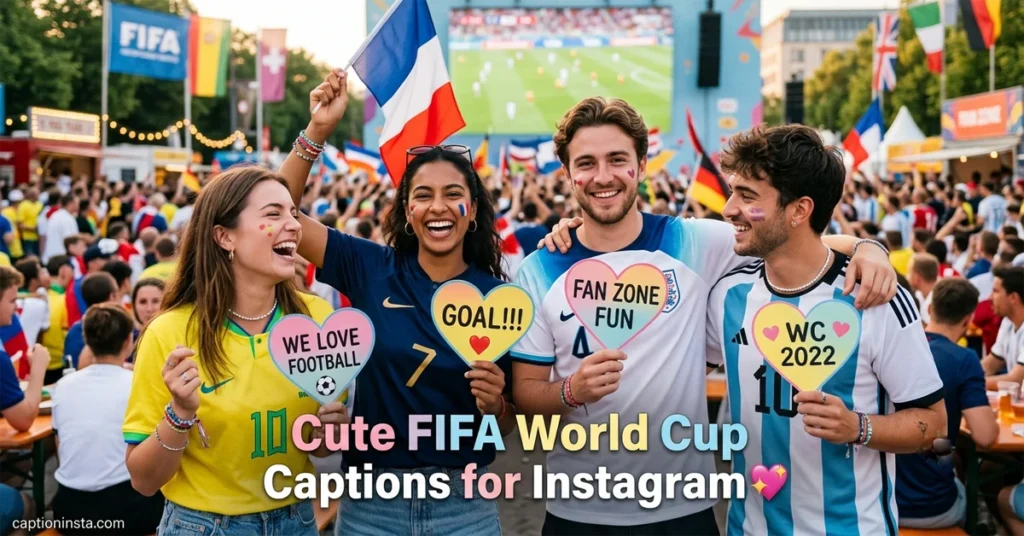 Cute FIFA World Cup Captions for Instagram 