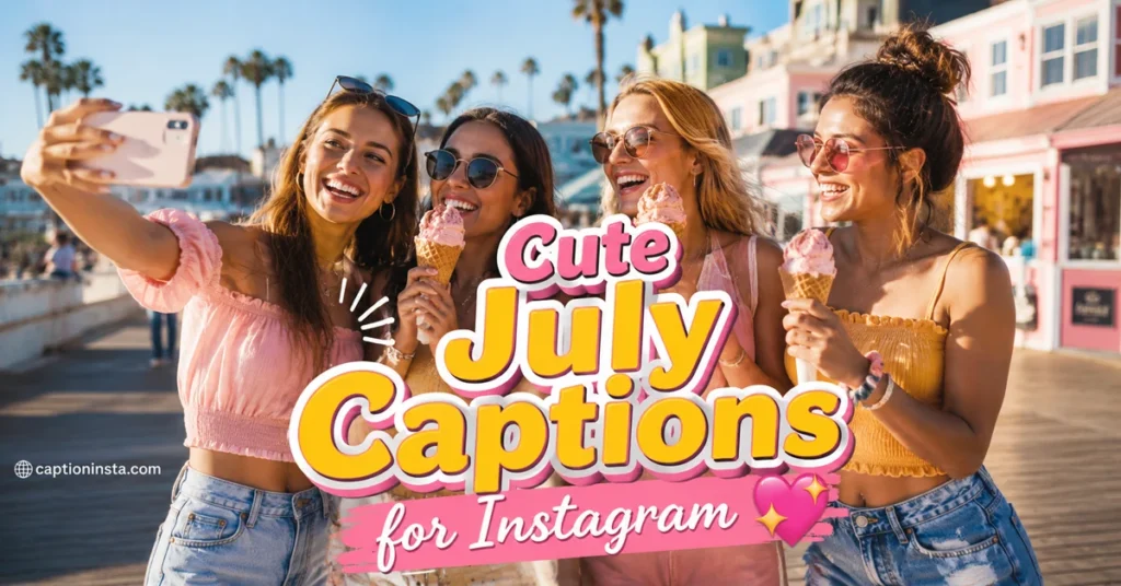 Cute July Captions for Instagram