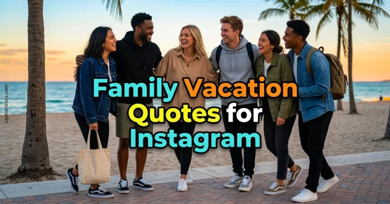 Family Trip Captions for Instagram