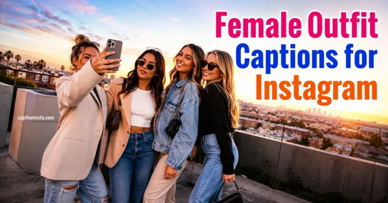 Female Outfit Captions for Instagram