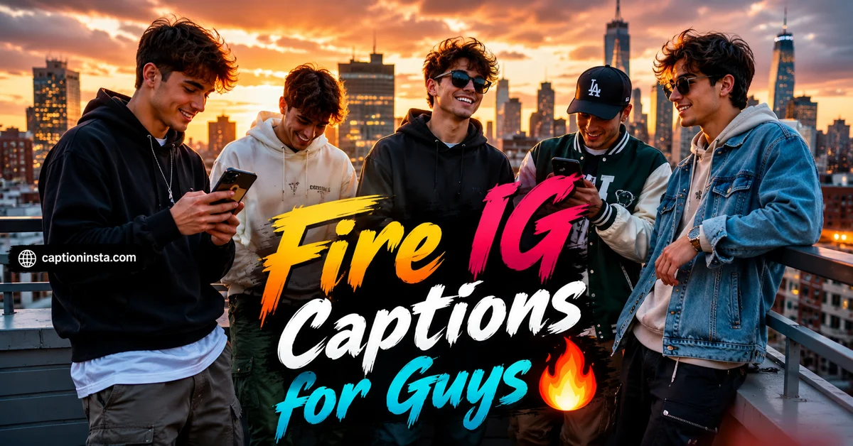 Fire IG Captions for Guys Bold And Fierce