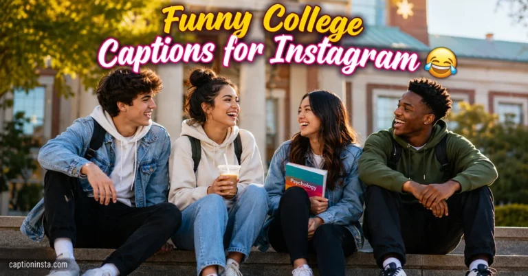 Funny College Captions for Instagram
