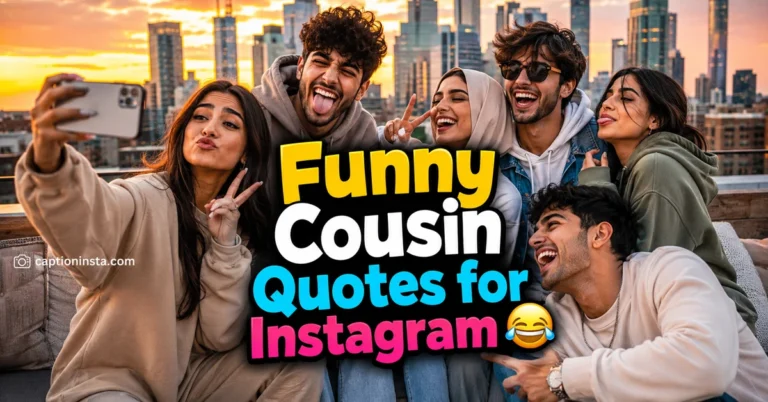 Funny Cousin Quotes for Instagram