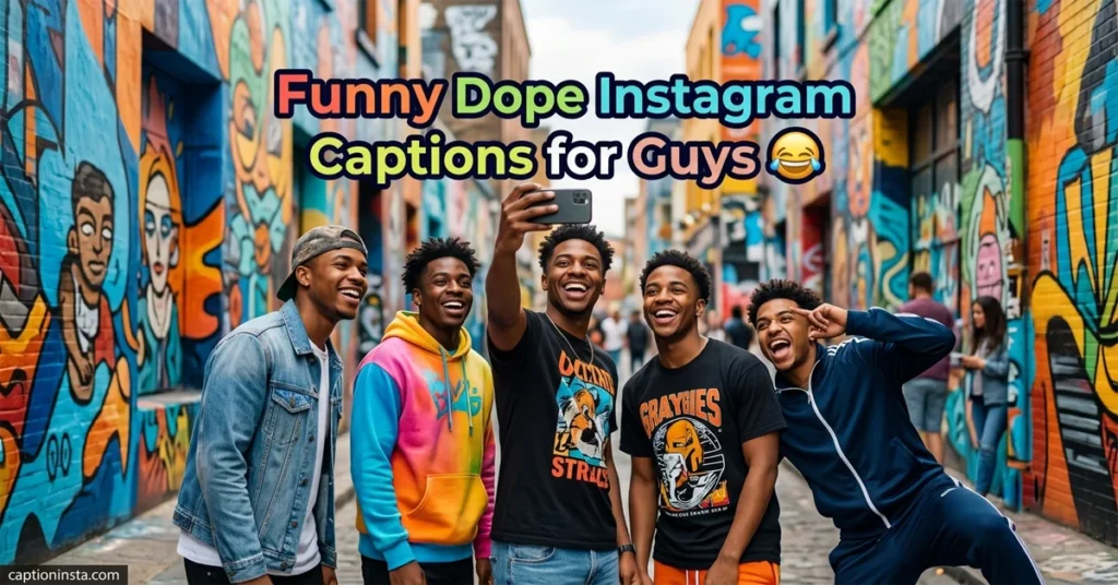 Funny Dope Instagram Captions for Guys