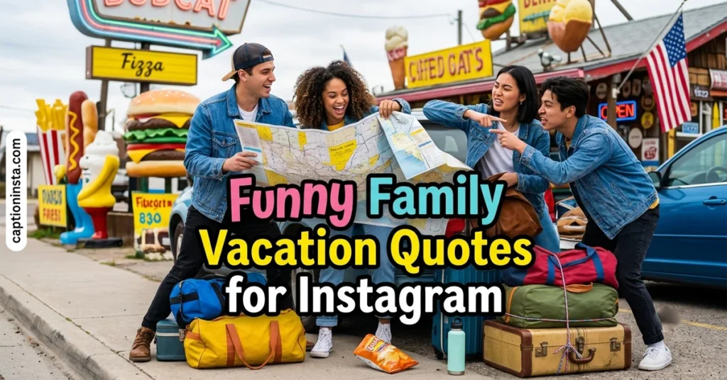 Funny Family Vacation Quotes for Instagram