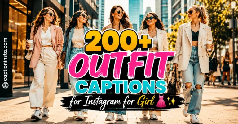 Girls Outfit Captions for Instagram That Slay