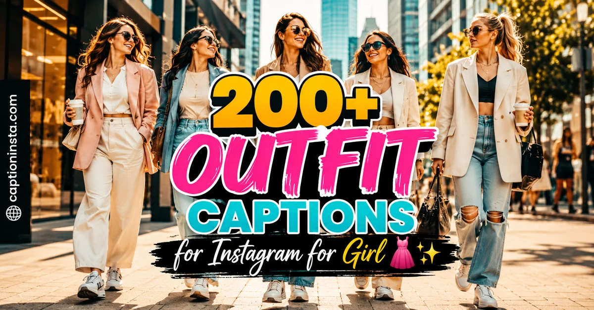 Girls Outfit Captions for Instagram That Slay