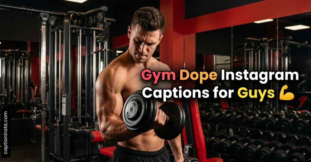 Gym Dope Instagram Captions for Guys