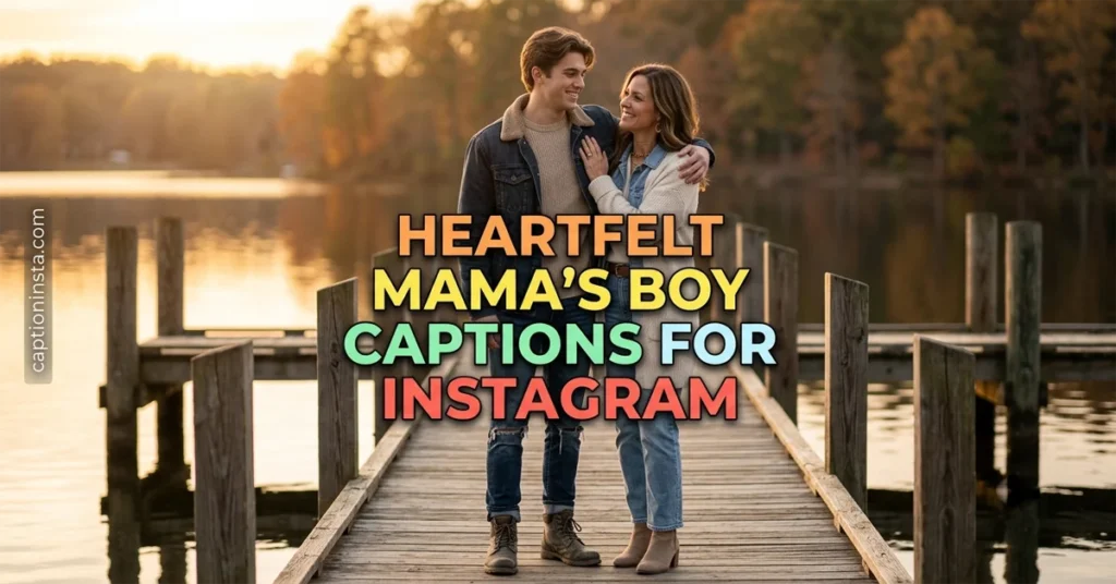 Heartfelt Mama's Boy Captions for Instagram