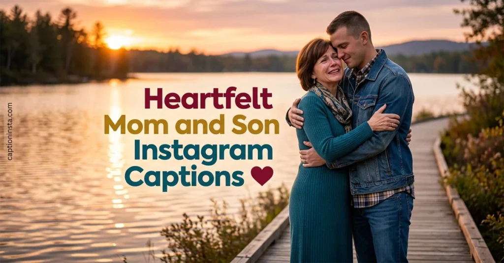 Heartfelt Mom and Son Instagram Captions
