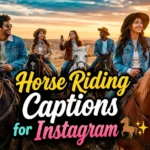 Horse Riding Captions for Instagram
