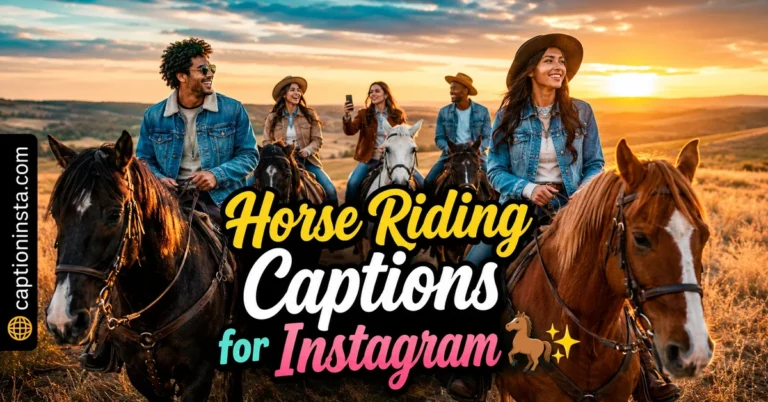 Horse Riding Captions for Instagram