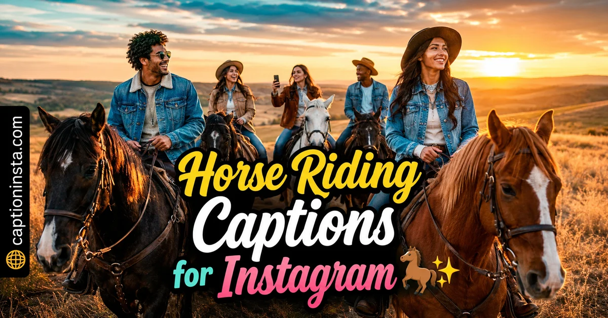 Horse Riding Captions for Instagram