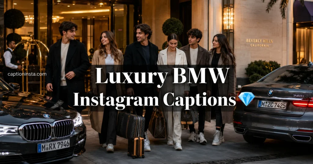 Current image: Luxury BMW Instagram Captions 💎