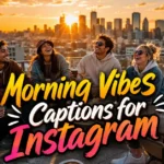 Morning vibes captions for instagram
