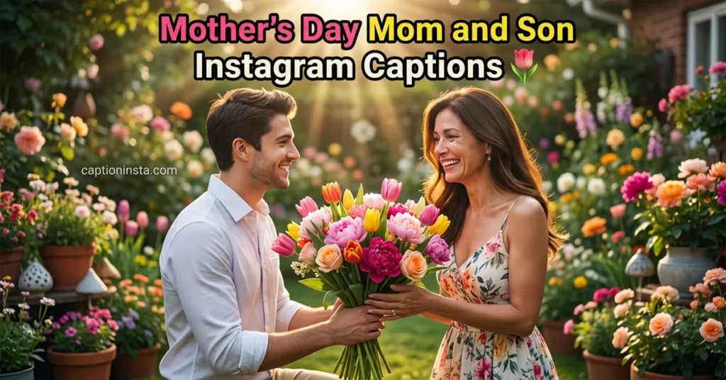 Mother’s Day Mom and Son Instagram Captions